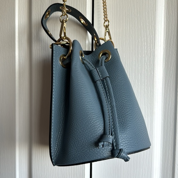Germán Fuentes LEATHER BUCKET BAG NWT - Picture 6 of 9